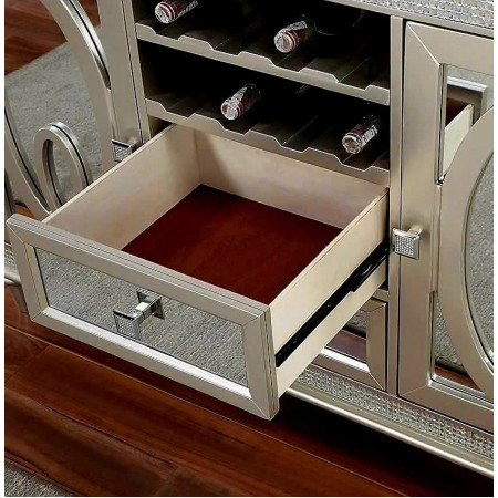 322 - 75 Benjara : Tủ Buffet , Tủ Rượu - 137cm